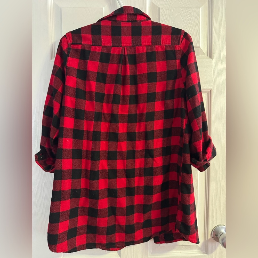 Woolrich Red and Black Plaid Shirt - Picture 3 of 5